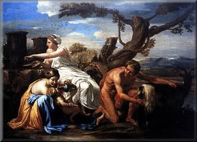 Zeus, Nymphs and Amalthea