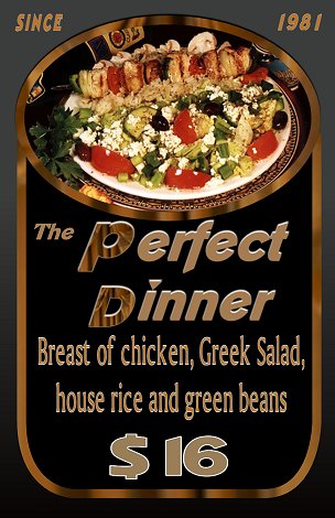 Try the Perfect Dinner!